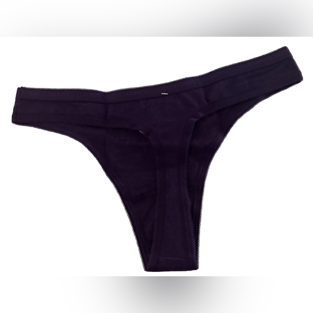 2009 Vintage Victoria's Secret Purple Thong Panty - Picture 2 of 7